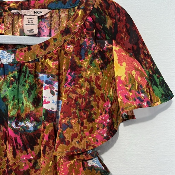 H&M peplum blouse size 10 - Picture 3 of 5